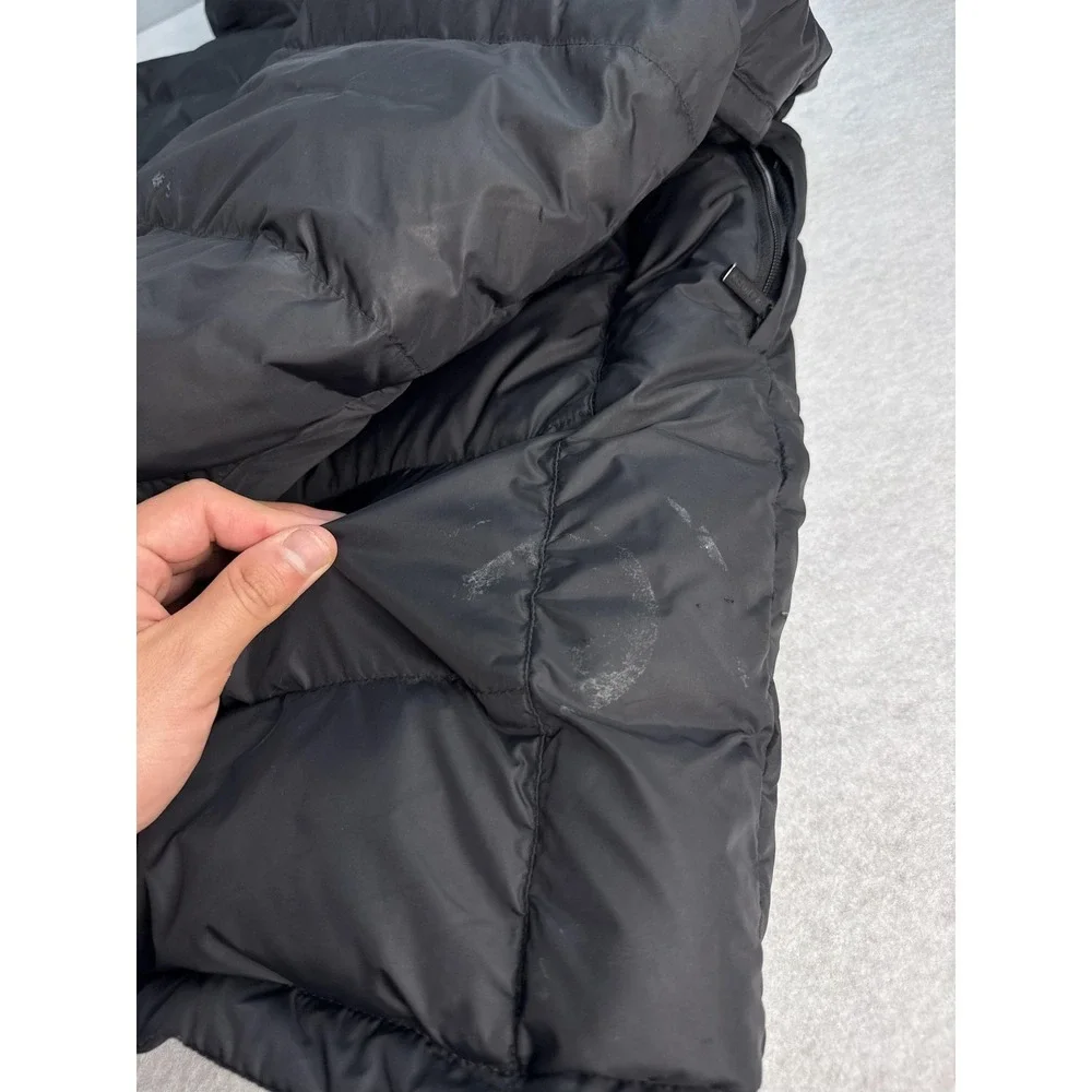 Calvin‎ Klein Jacket Mens XL Black Down Puffer Hooded Nylon Winter Warm Coat